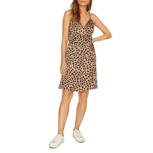 Sanctuary wrap dress animal print